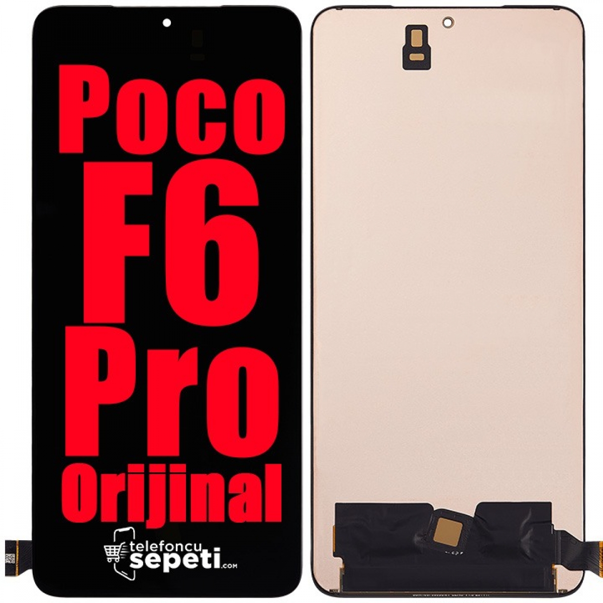Poco F6 Pro Ekran Dokunmatik Siyah %100 Orijinal