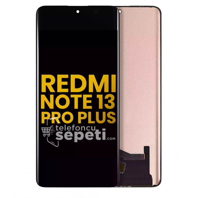 Xiaomi Redmi Note 13 Pro Plus Ekran Dokunmatik Siyah Çıtasız %100 Orijinal