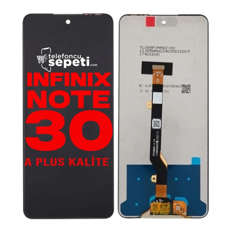 İnfinix Note 30 Ekran Dokunmatik Siyah A Plus Kalite