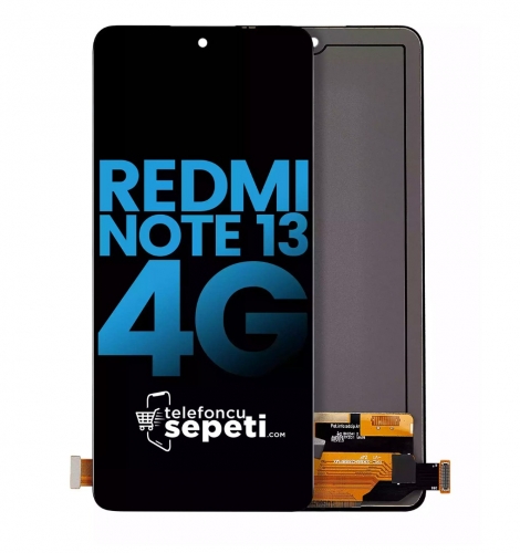 Xiaomi Redmi Note 13 4G Ekran Dokunmatik Siyah Çıtasız A Plus Kalite