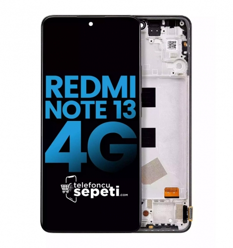 Xiaomi Redmi Note 13 4G Ekran Dokunmatik Siyah Çıtalı %100 Oled