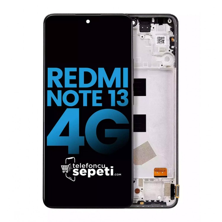 Xiaomi Redmi Note 13 4G Ekran Dokunmatik Siyah Çıtalı %100 Oled