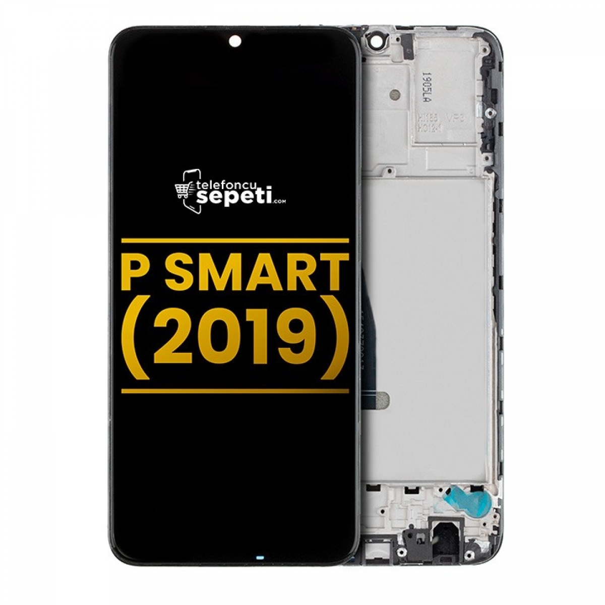 Huawei P Smart 2019 Ekran Dokunmatik Siyah Çıtalı A Plus Kalite