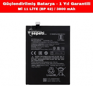Xiaomi Mi 11 Lite Batarya  Orijinal BP42 3800 Mah "Yüksek Kapasiteli"