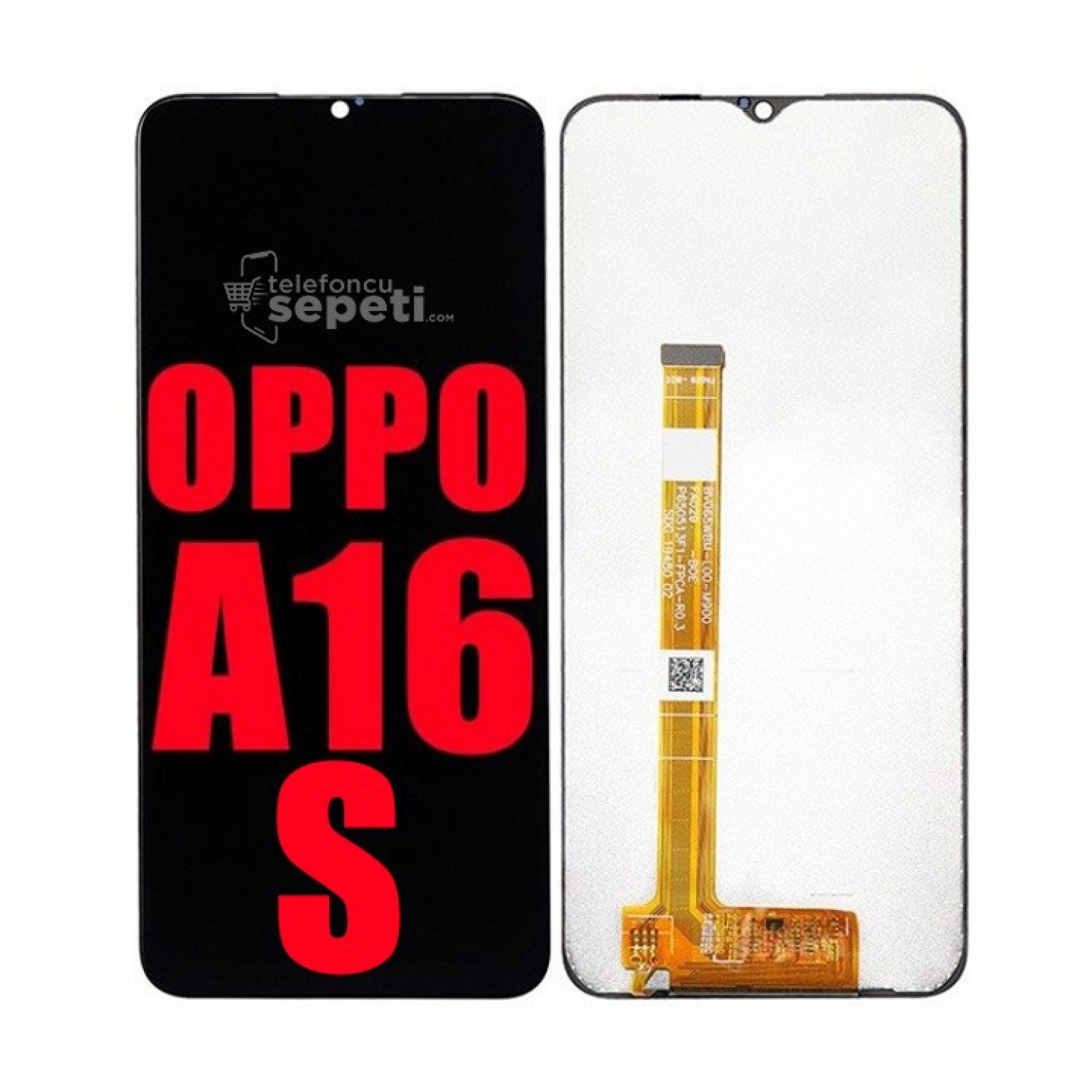 Oppo A16s Ekran Dokunmatik Siyah Çıtasız %100 Orijinal