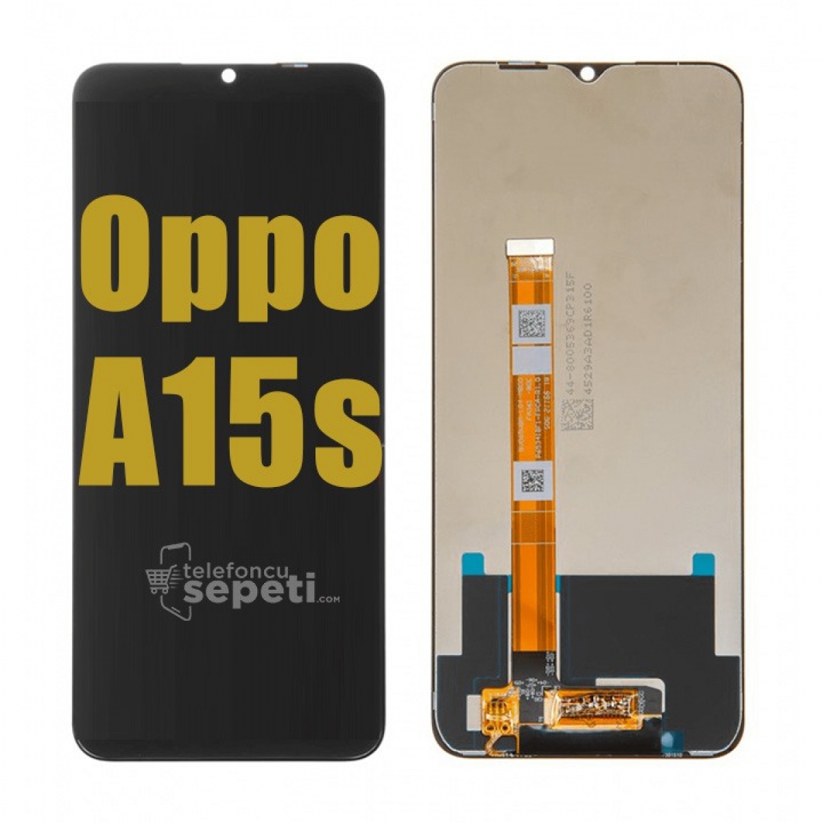 Oppo A15s Ekran Dokunmatik Siyah Çıtasız %100 Birebir Ürün