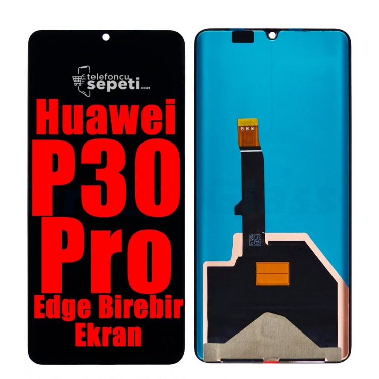 Huawei P30 Pro Dokunmatik Ekran Siyah Çıtasız %100 Oled