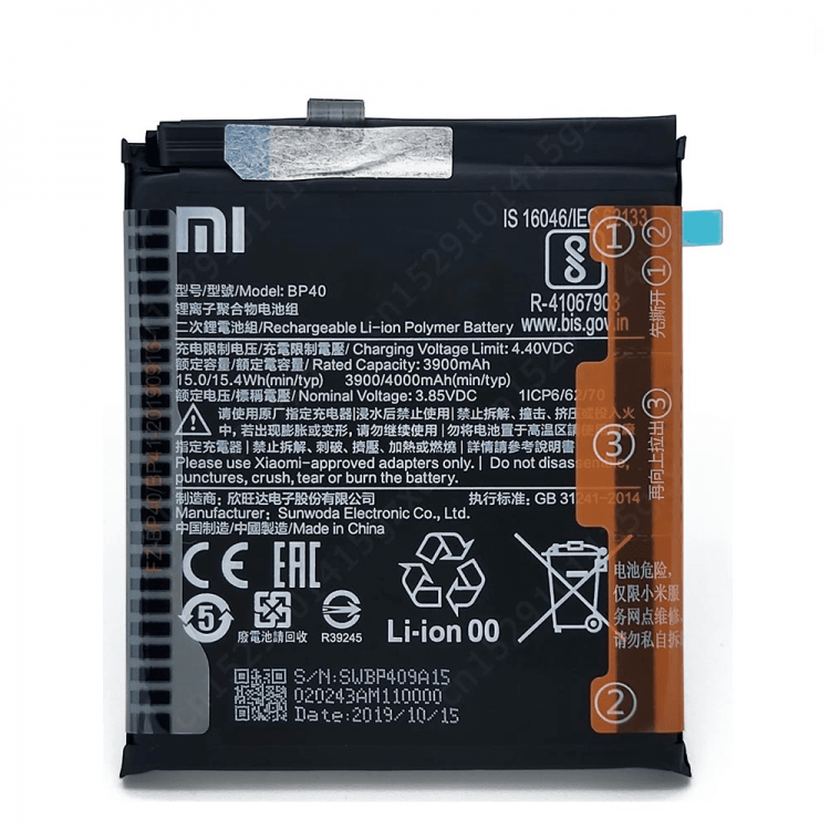 Xiaomi Mi 9T Pro Batarya Pil Orijinal BP40