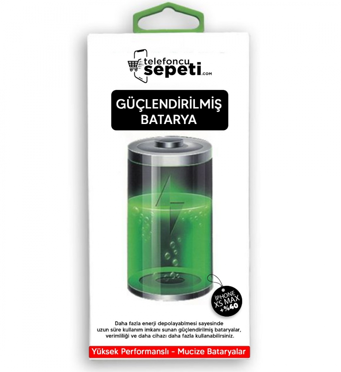 İphone Xs Max Batarya Pil Güçlendirilmiş Garantili