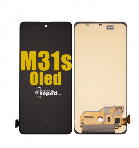 Samsung Galaxy M31s M317 Ekran Dokunmatik Siyah Çıtasız %100 Oled