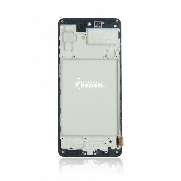 Samsung Galaxy M51 M515 Ekran Dokunmatik Siyah Çıtalı Orijinal %100 Servis Ürün