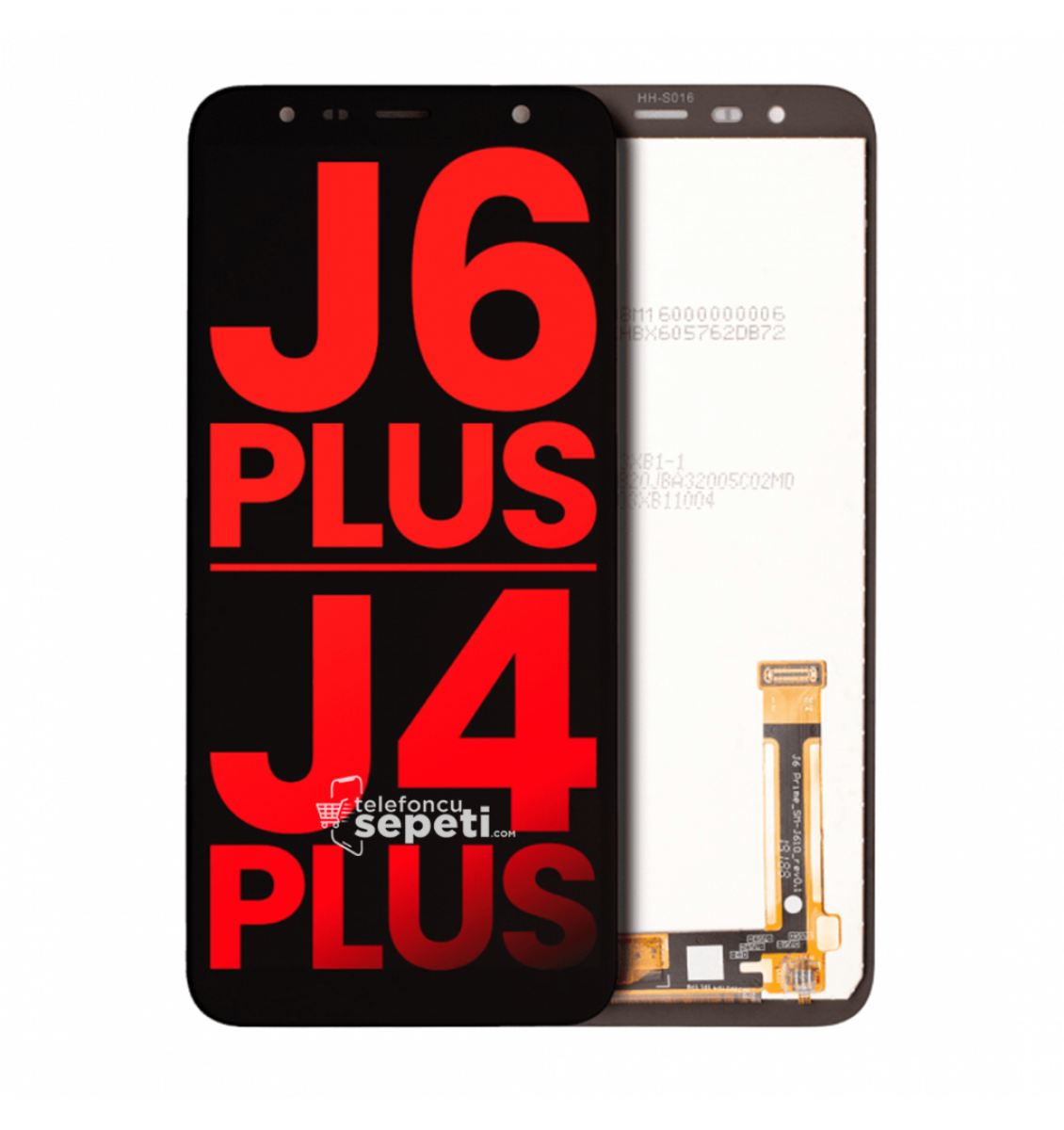 Samsung Galaxy J4 Plus J415 Ekran Dokunmatik Siyah Orjinal Servis