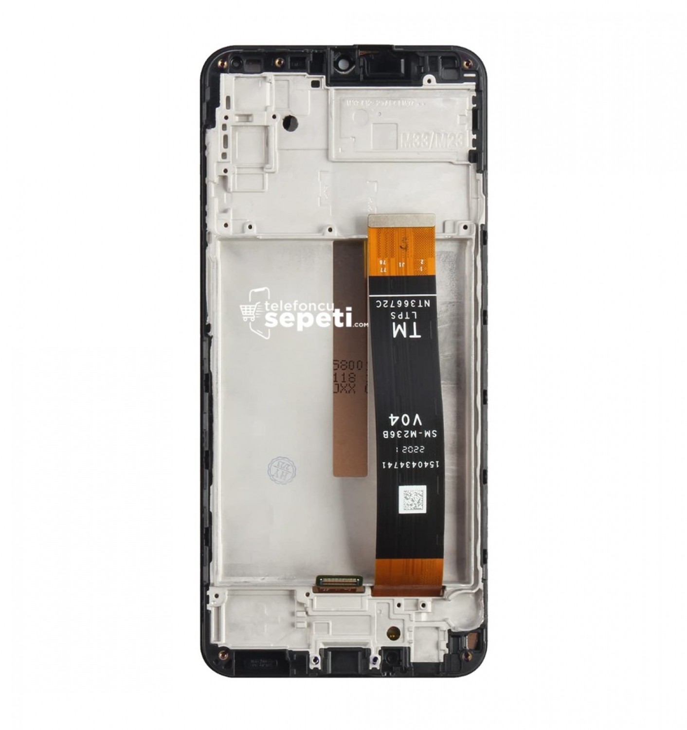 Samsung Galaxy M33 M336 Ekran Dokunmatik Siyah Çıtalı %100 Orijinal