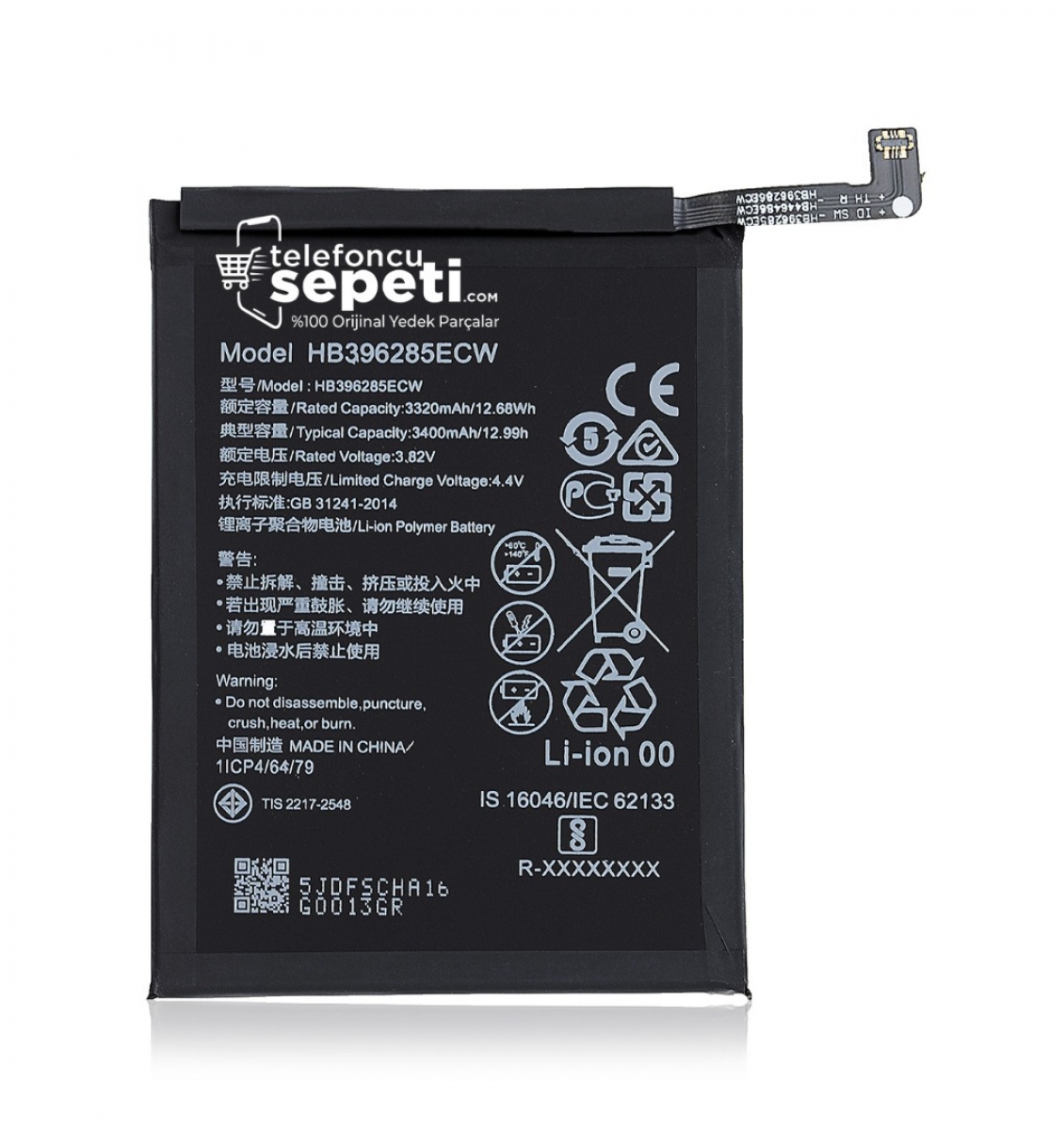 Huawei P20 Batarya Pil %100 Orijinal