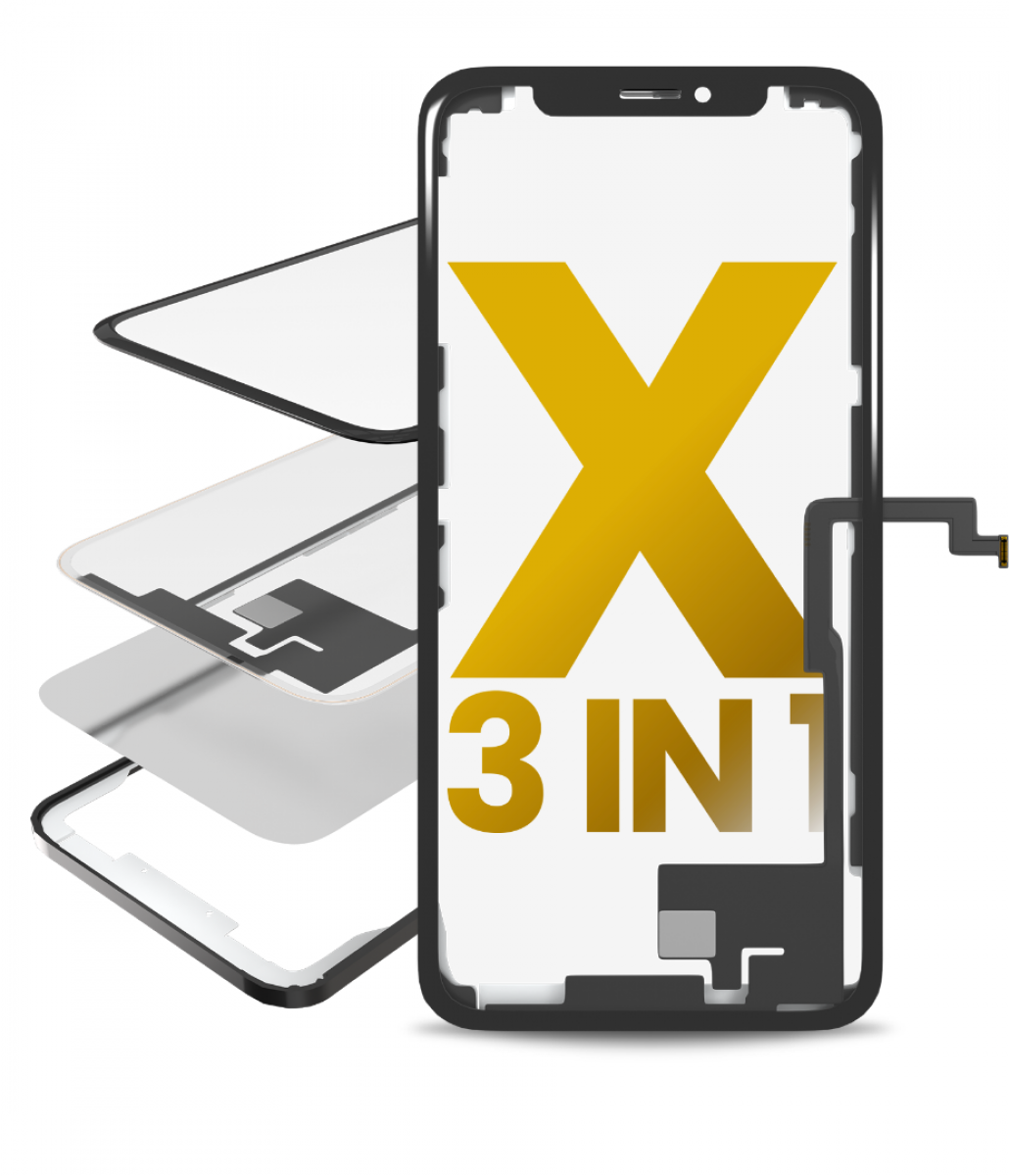 iPhone X Dokunmatik Touch Siyah Uzun Film