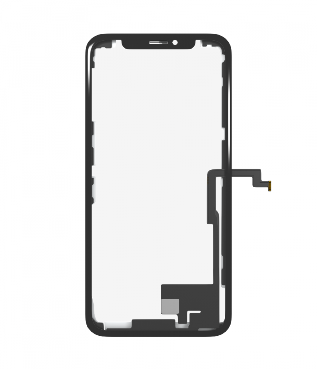 iPhone X Dokunmatik Touch Siyah Uzun Film