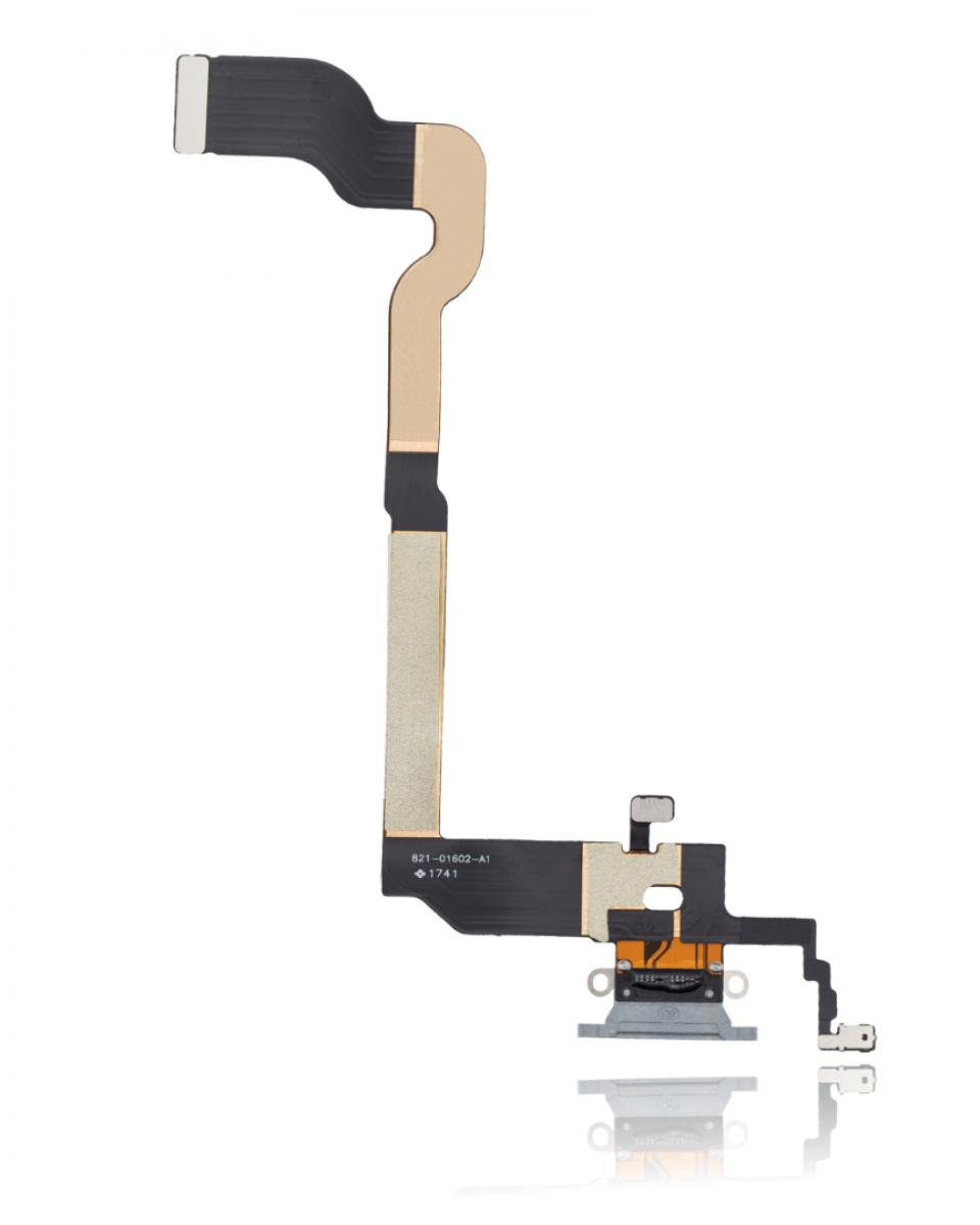 iPhone X Şarj Soketli Mikrofon Filmi Silver Orjinal Servis