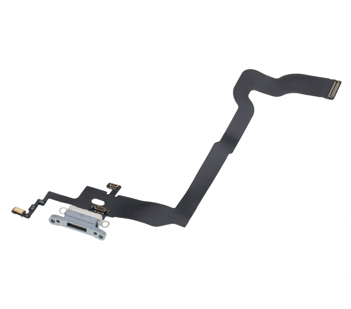 iPhone X Şarj Soketli Mikrofon Filmi Silver Orjinal Servis