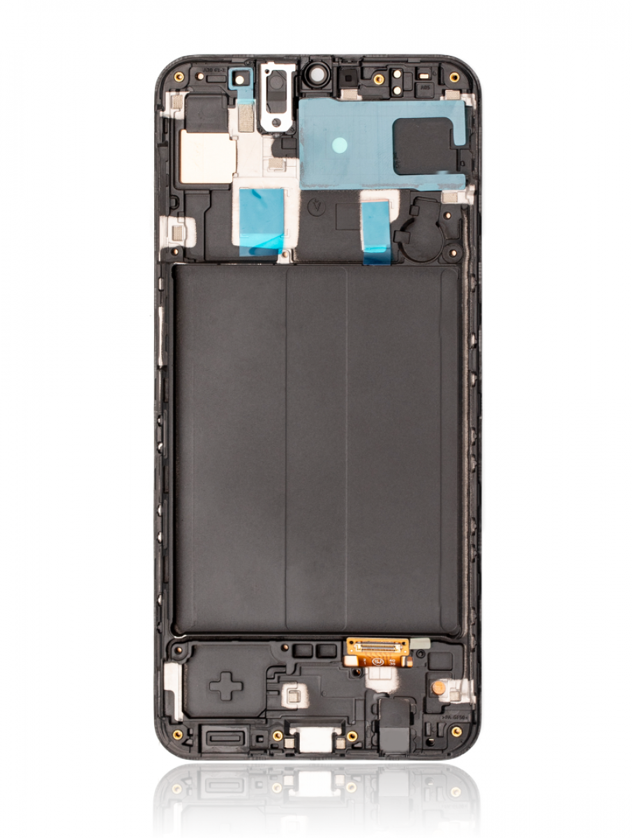 Samsung Galaxy A30 A305 Ekran Dokunmatik Siyah Çıtalı Oled