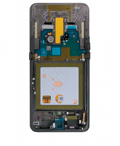 Samsung Galaxy A80 A805 Ekran Dokunmatik Siyah Çıtalı Orjinal Servis