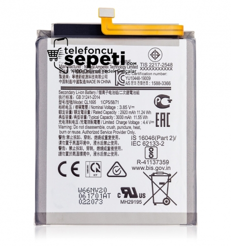 Samsung Galaxy A01 A015 Batarya Pil %100 Orijinal