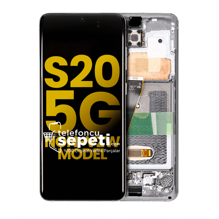 Samsung Galaxy S20 G980 Ekran Dokunmatik Siyah %100 Oled
