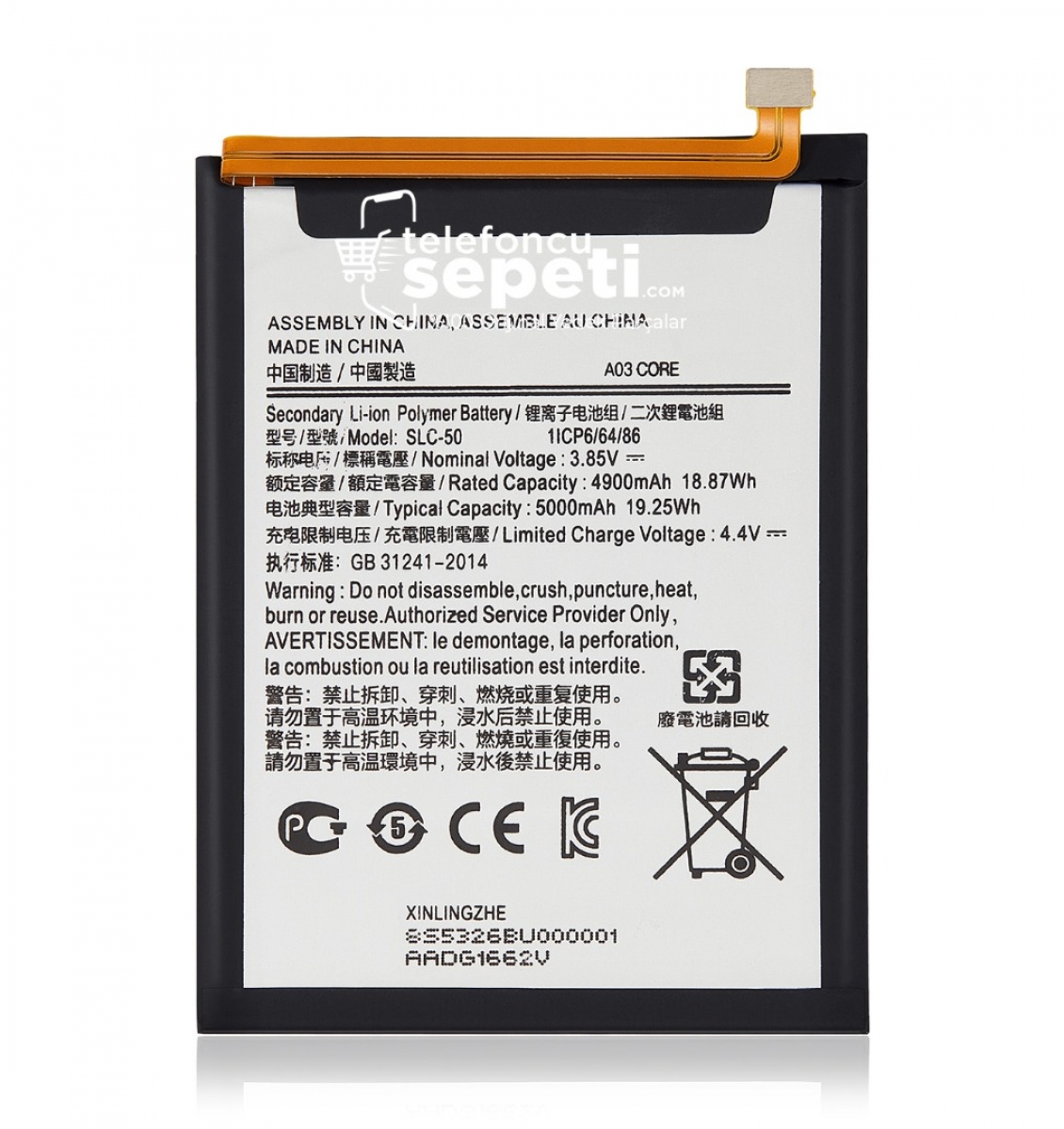 Samsung Galaxy A03 Core A032 Batarya Pil %100 Orijinal