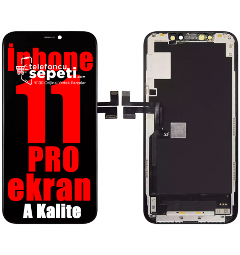 iPhone 11 Pro Ekran Dokunmatik Siyah A Kalite