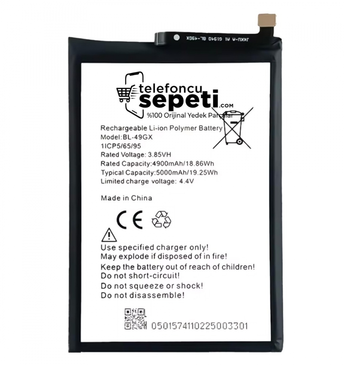 İnfinix NOTE 8 Batarya Pil %100 Orijinal