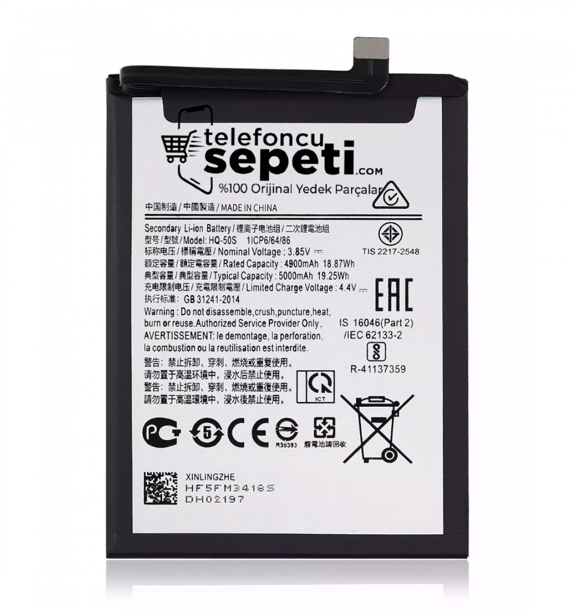 Samsung Galaxy A03s A037 Batarya Pil %100 Orijinal Samsung Galaxy A03s A037 Batarya Pil %100 Orijinal