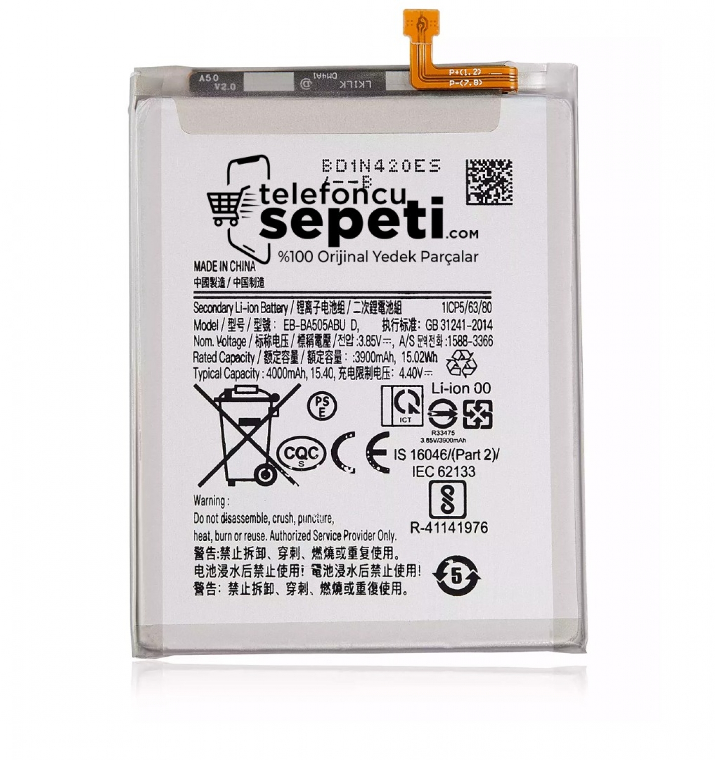 Samsung Galaxy A30s A307 Batarya Pil %100 Orijinal Samsung Galaxy A30s A307 Batarya Pil %100 Orijinal