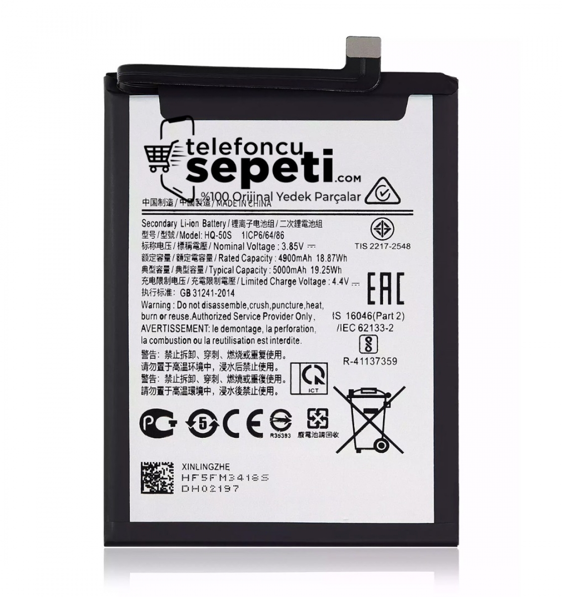 Samsung Galaxy A02S A025 Batarya Pil %100 Orijinal