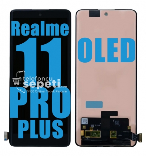 Realme 11 Pro Plus Ekran Dokunmatik Siyah %100 Oled
