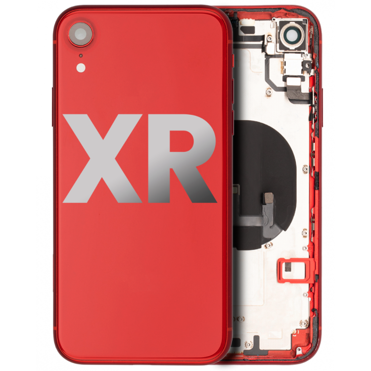 iPhone XR Kasa Kapak Kırmızı Dolu