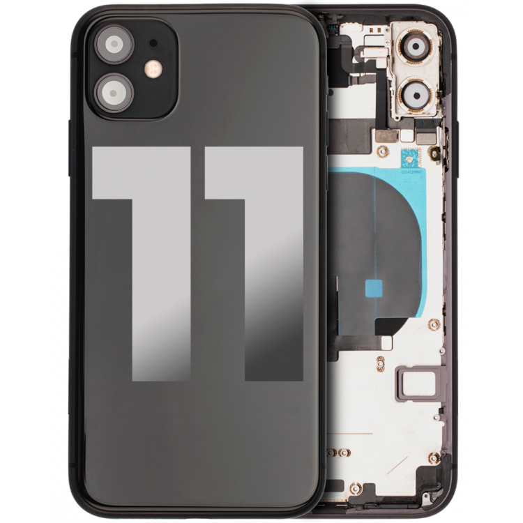iPhone 11 Kasa Kapak Siyah Boş