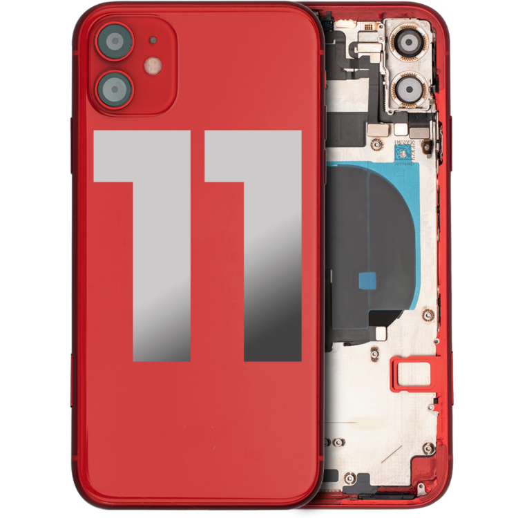 iPhone 11 Kasa Kapak Kırmızı Boş