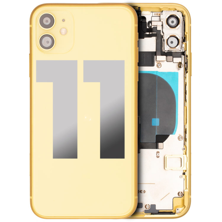 iPhone 11 Kasa Kapak Sarı Boş