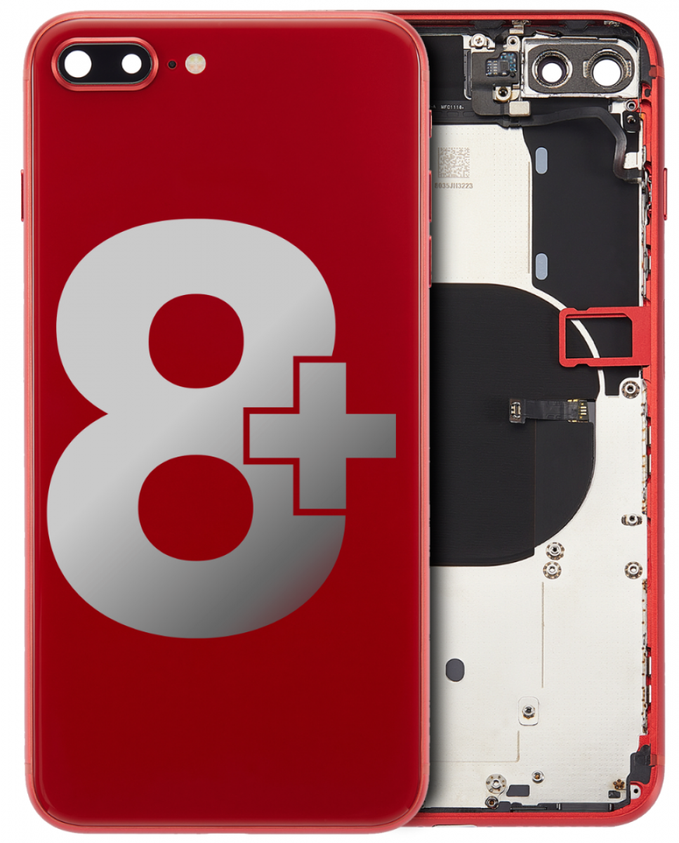 iPhone 8 Plus Kasa Kapak Kırmızı Dolu