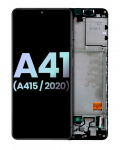 Samsung Galaxy A41 A415 Ekran Dokunmatik Siyah Çıtalı Orjinal %100 Servis Ürün