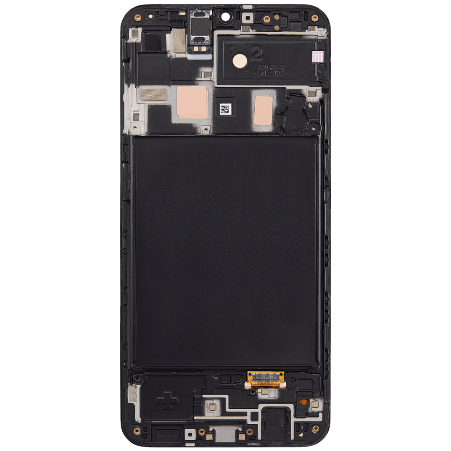 Samsung Galaxy A20 A205 Ekran Dokunmatik Siyah Çıtalı Orjinal Servis