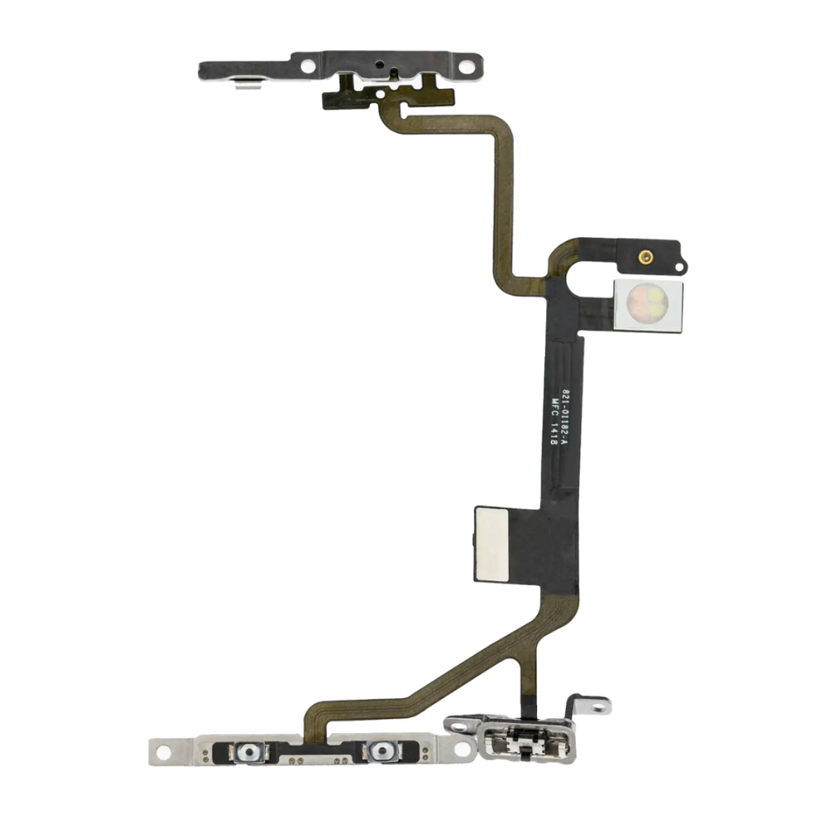 iPhone 8 On Off Power Yan Ses Flash Üst Mikrofon Filmi