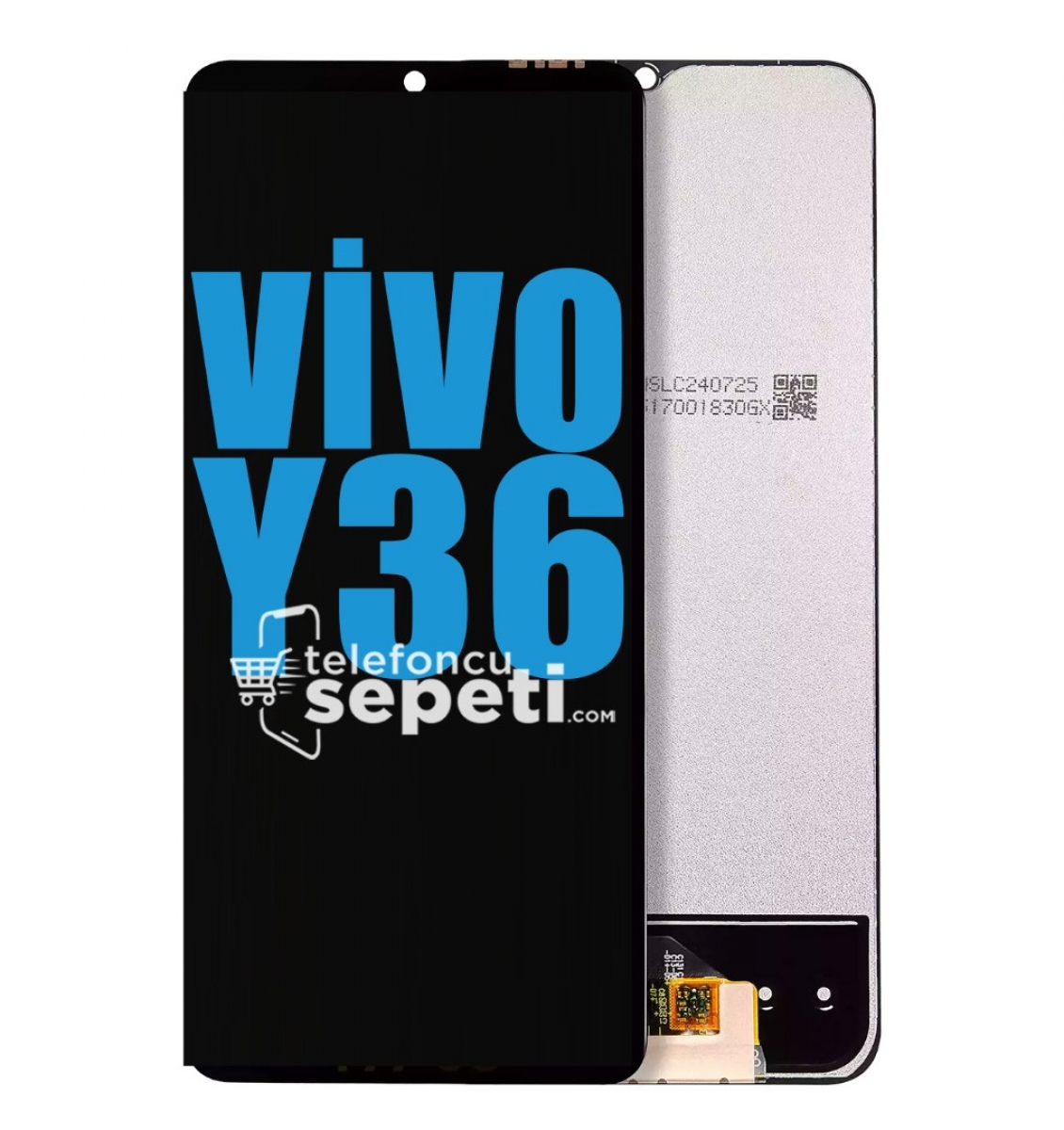 Vivo Y36 Ekran Dokunmatik Siyah Çıtasız %100 Orijinal