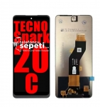Tecno Spark 20C Ekran Dokunmatik Siyah Çıtasız %100 Orijinal