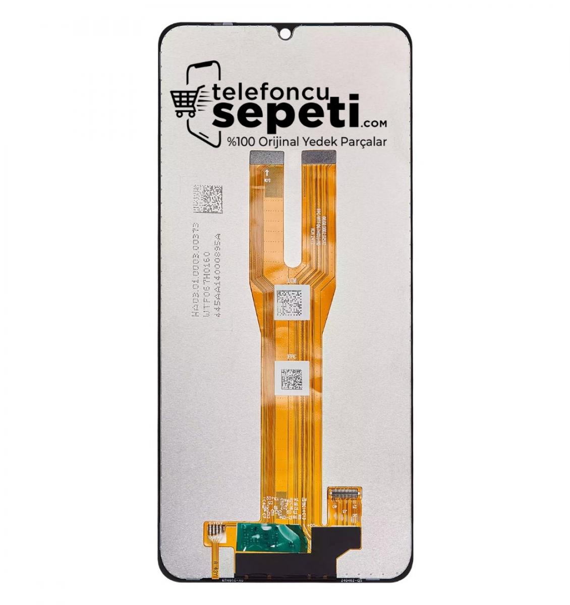 Samsung Galaxy A06 A065 Ekran Dokunmatik Siyah Çıtasız %100 Orijinal