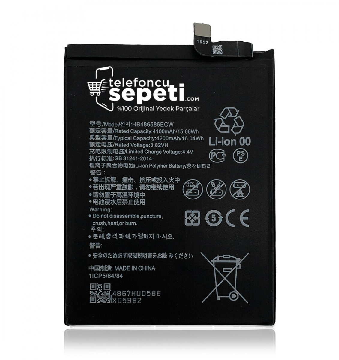 Huawei Mate 30 Batarya Pil %100 Orijinal