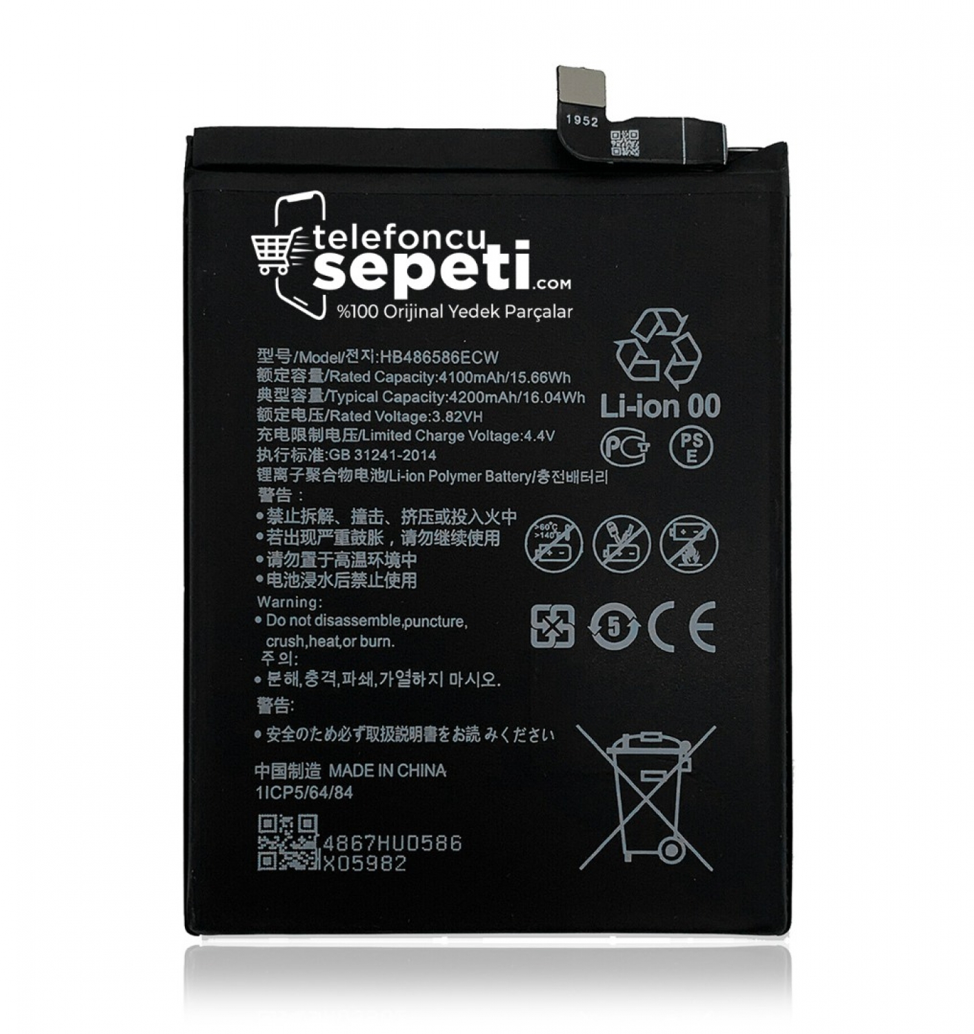 Huawei Mate 30 Batarya Pil %100 Orijinal