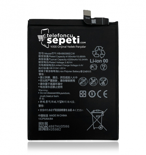 Huawei Mate 30 Batarya Pil %100 Orijinal