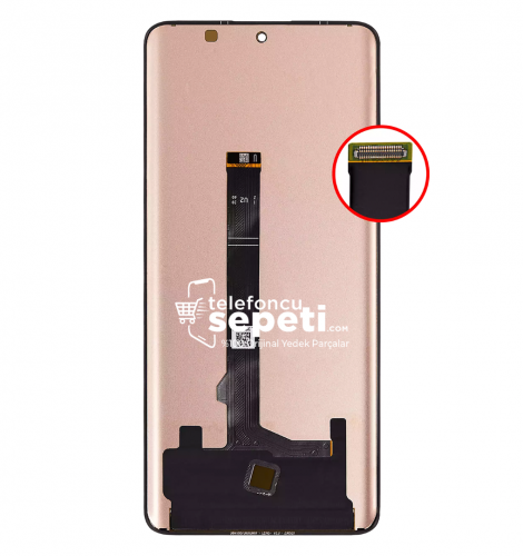 Xiaomi Redmi Note 14 Pro Plus Ekran Dokunmatik Siyah Çıtasız %100 Oled