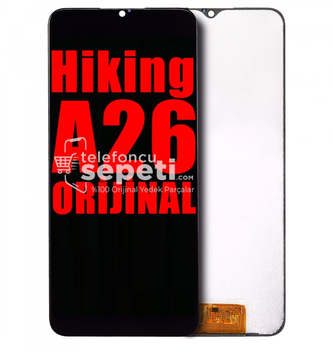 Hiking A26 Ekran Dokunmatik Siyah Çıtasız %100 Orijinal
