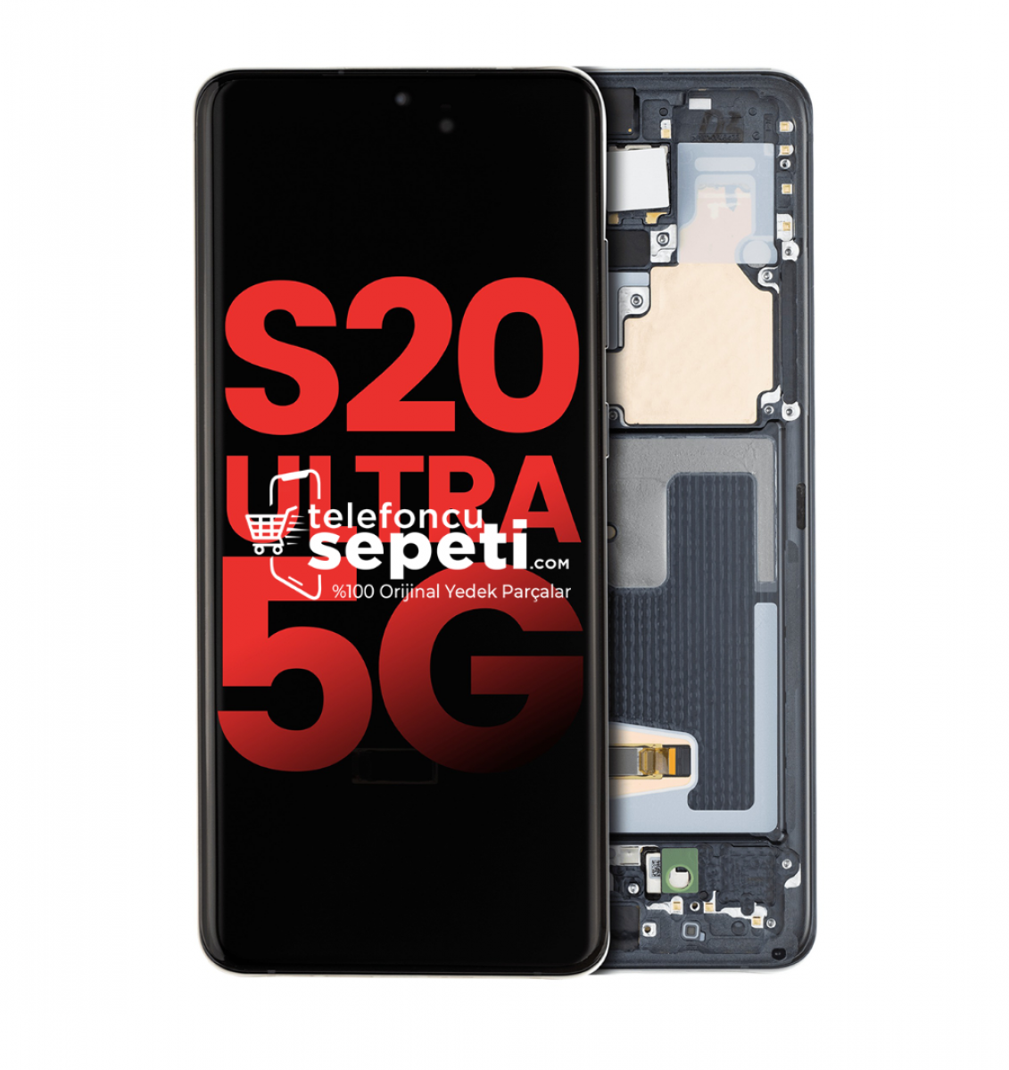 Samsung Galaxy S20 Ultra G988 Ekran Dokunmatik Siyah Çıtalı %100 Oled Samsung Galaxy S20 Ultra G988 Ekran Dokunmatik Siyah Çıtalı %100 Oled
